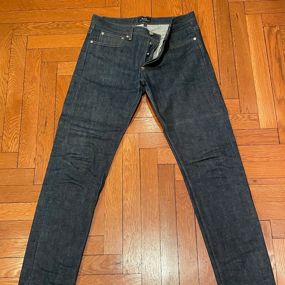 A.P.C. Petit Standard Denim Jeans ( Japanese raw Selvedge Denim)
